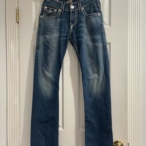 True Religion Men’s distressed jeans